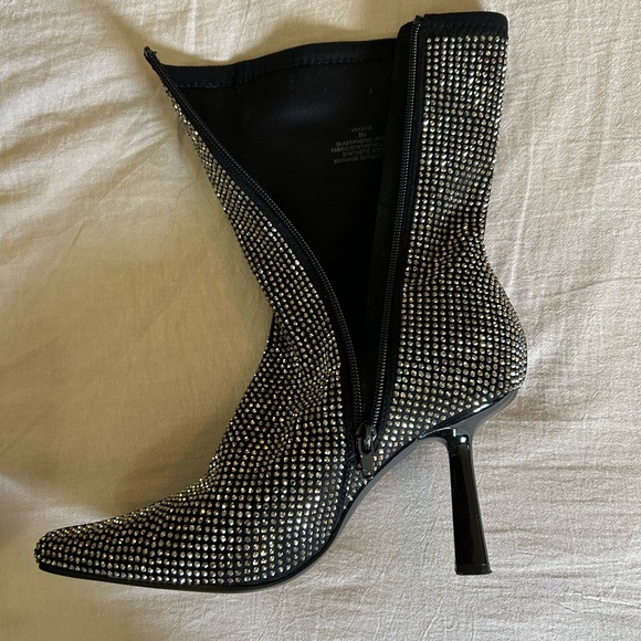 Steve Madden Crystal Heeled Boots - Picture 8 of 9